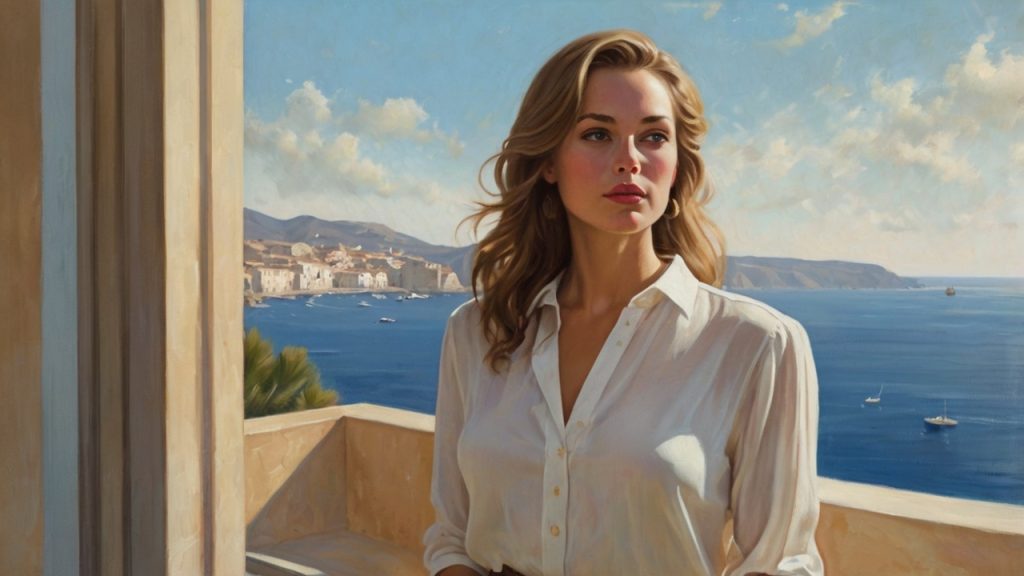 leonardo kino xl a sophisticated elegant woman in a tailored w 1